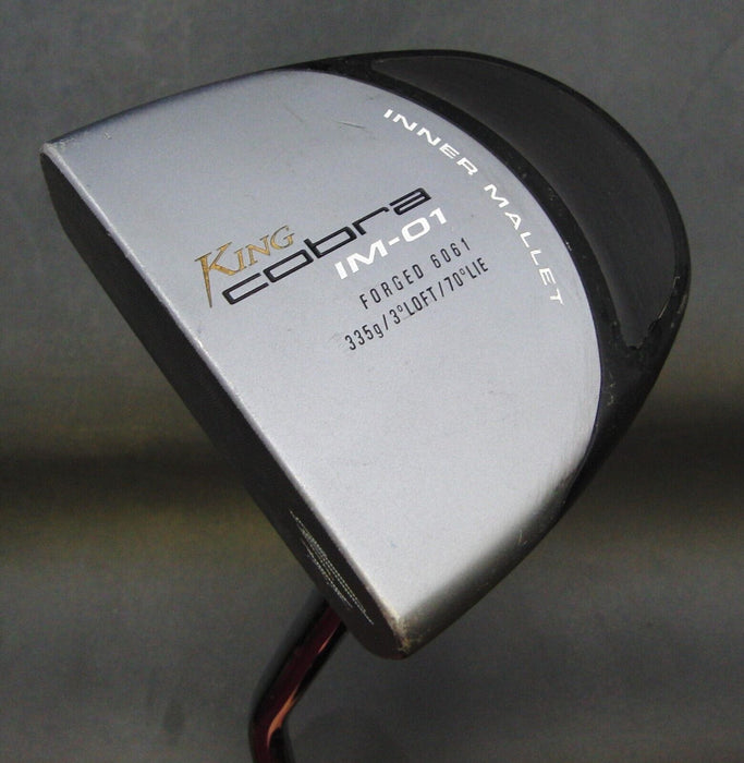 Left-Handed King Cobra IM-01 Putter Steel Shaft 89.5cm Playing Length Cobra Grip