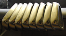 Vintage Set of 8 x Gary Player Black Knight Ti 162 Irons 3-PW Regular Graphite