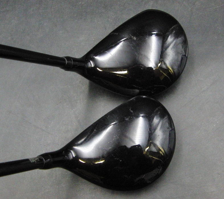 Set of 2 Yamaha InpresX Fricoff Sole 14° 3 & 17° 5 Woods Stiff Graphite Shafts