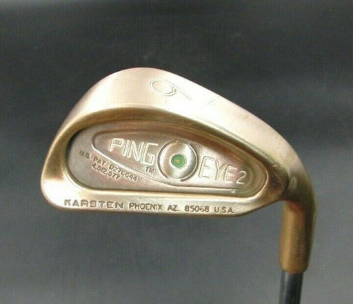 Ping Eye2 BeCu Beryllium Copper Green Dot 6 Iron Senior Steel Shaft Chamois Grip