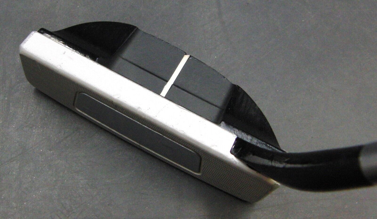 PRGR Golf Silver-Blade 02 Rubber Insert Putter 88cm Steel Shaft Forward Grip
