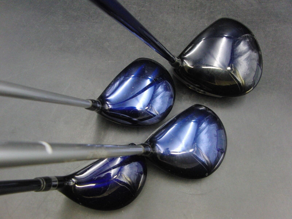 Set of 4 Macgregor Mactec 3+5 Woods & 23° 4 Hybrid & NV-R 11° Driver