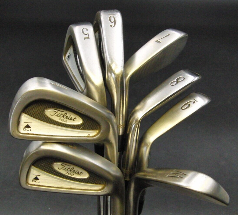 Set of 8 x Titleist 762 DCI Irons 3-PW Stiff Steel Shafts Mixed Grips