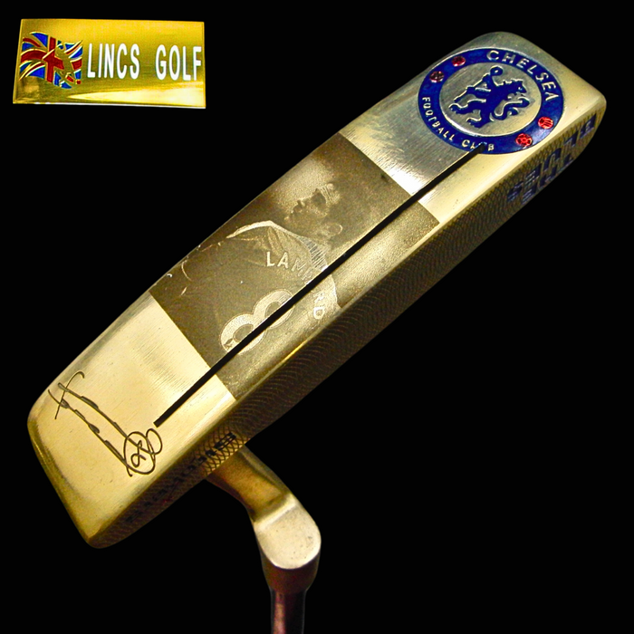 Custom Milled Chelsea Frank Lampard Themed Ping Anser Putter 84cm Steel Shaft