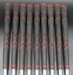 Set of 9 x Mizuno Trump II Irons 3-SW Regular Steel Shafts Unbranded Grips